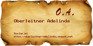 Oberleitner Adelinda névjegykártya